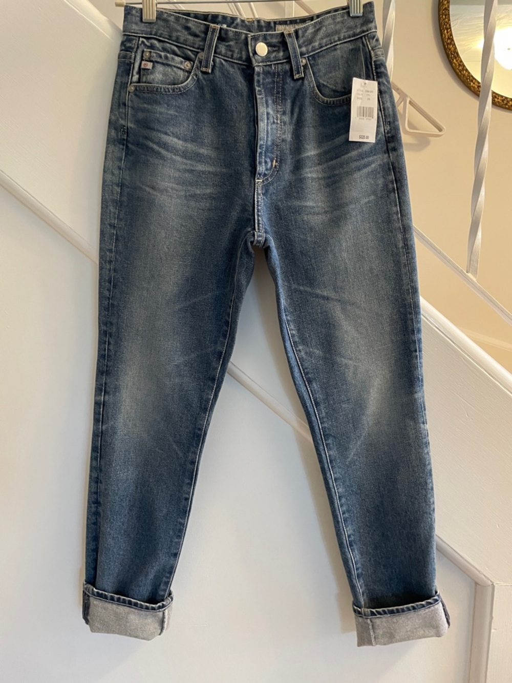 AG high-rise, vintage slim jeans